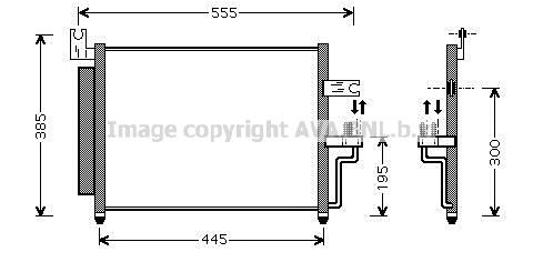 AVA QUALITY COOLING Конденсатор, кондиционер HY5081D